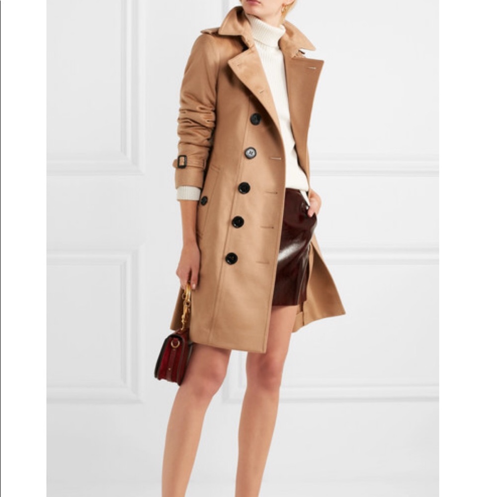 Burberry Sandringham trench coat 100% cashmere - Picture 1 of 8